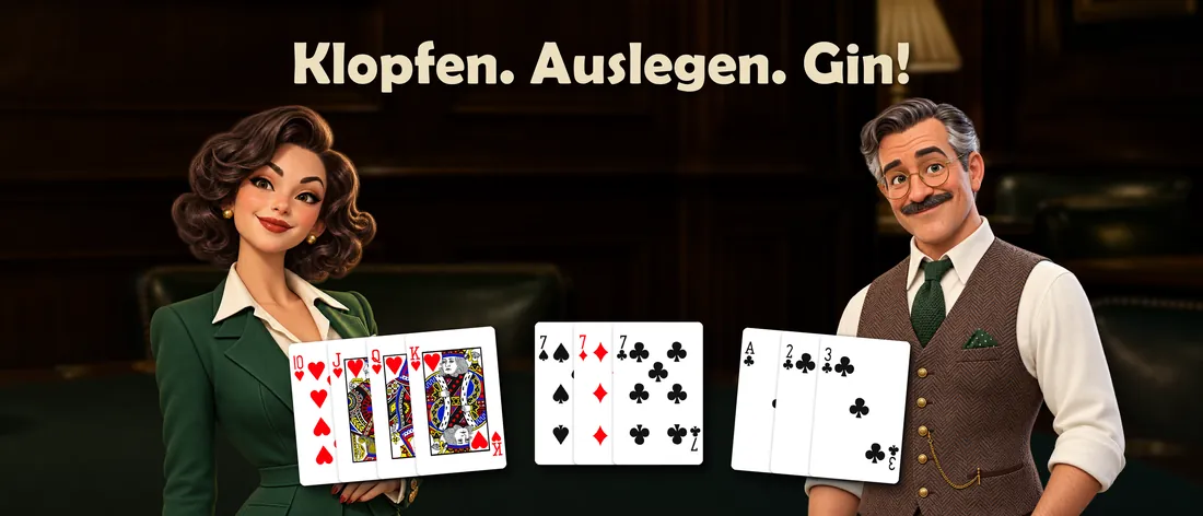 Ziehen, kombinieren, dann klopfen oder Gin machen.