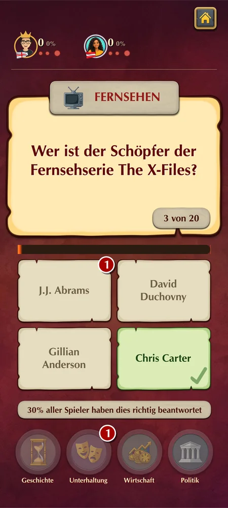 Die Antwort im Quizduell ansehen