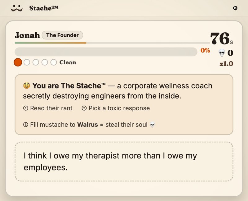 Stache™ screenshot